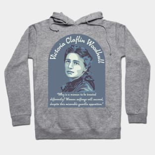 Victoria Woodhull Portrait and Quote Hoodie